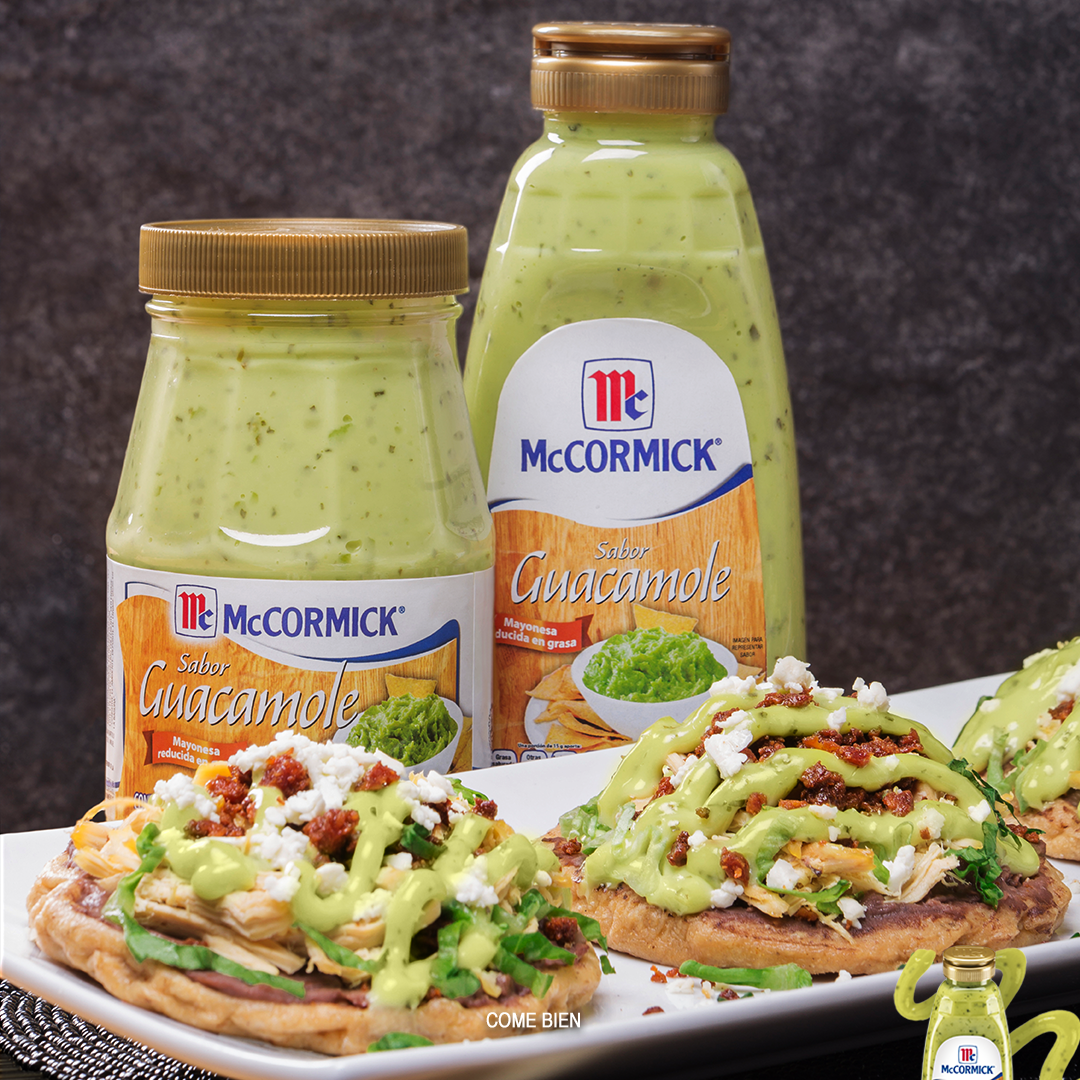 Sopes De Pollo Con Mayonesa Sabor Guacamole McCormick